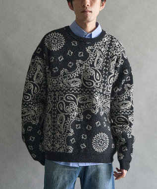 ペイズリー柄ニットプルオーバー / CRAFT STANDARD BOUTIQUE