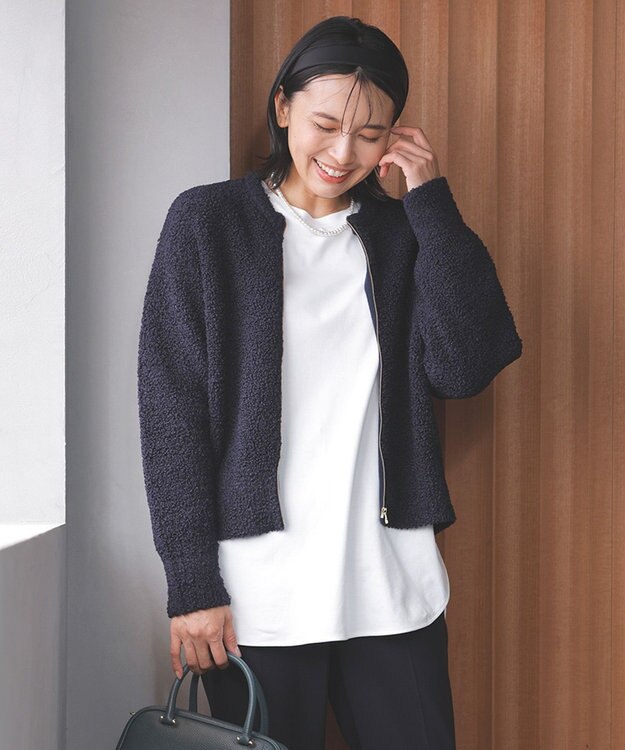 プードルニット ZIPカーディガン / UNFILO | ファッション通販 【公式