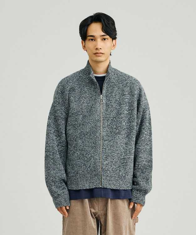 UNISEX】ウールカシミヤ ジップアップニット / J.PRESS YORK STREET