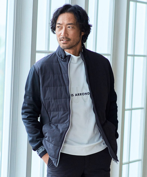 MEN】ストレッチ防風中綿ブルゾン / 23区GOLF | ファッション通販
