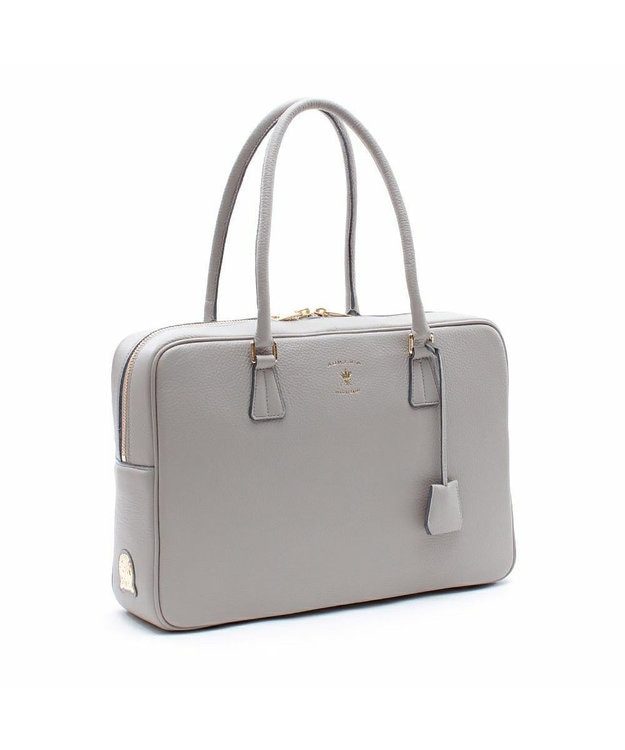 A4収納可】牛革ボストン34cm｜通勤｜お受験 / A.D.M.J. | ファッション