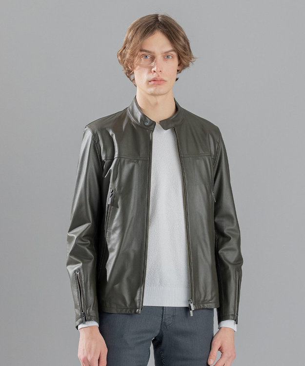 新色追加】ライトラムナッパレザー シングルライダース / JOSEPH HOMME