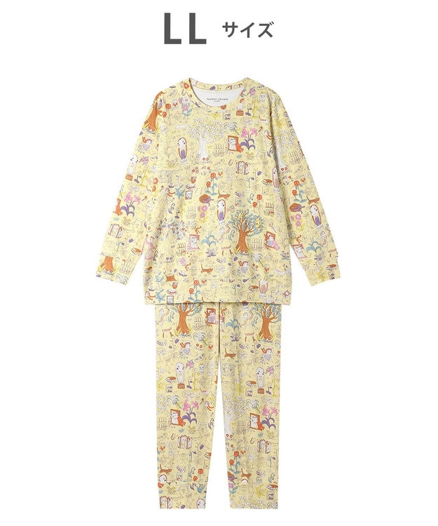 ツモリチサト パジャマ 長袖 長ズボン 綿100%(本体) UDX533 /ワコール