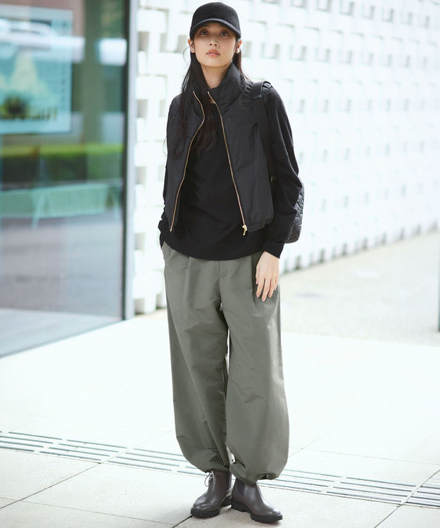 撥水加工/洗える】中綿 ショートパディング ベスト / 23区