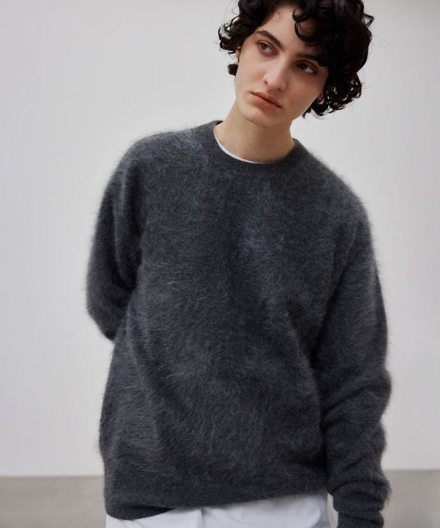 BRANCHI / カシミヤクルーネックニット / BEIGE, | ファッション通販