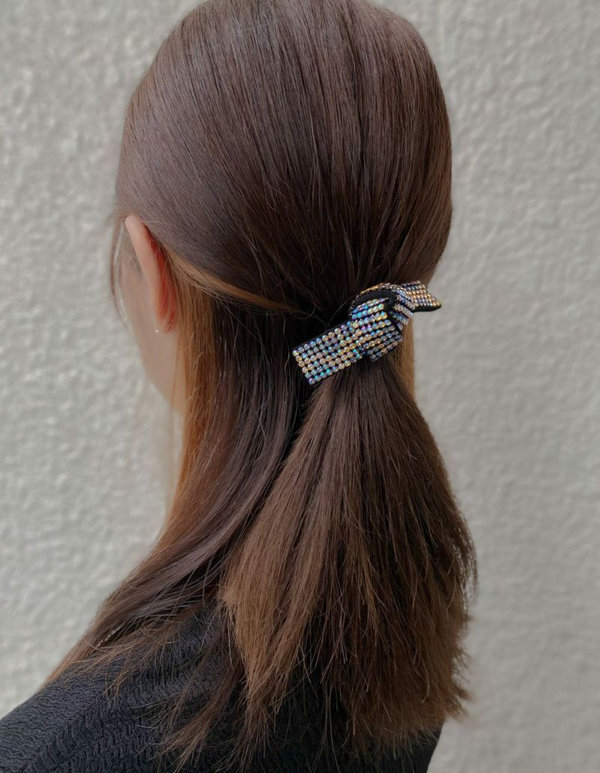 アレンジ初心者おすすめ】シュシュ＆ドレスポニーでつくる夏のアップ