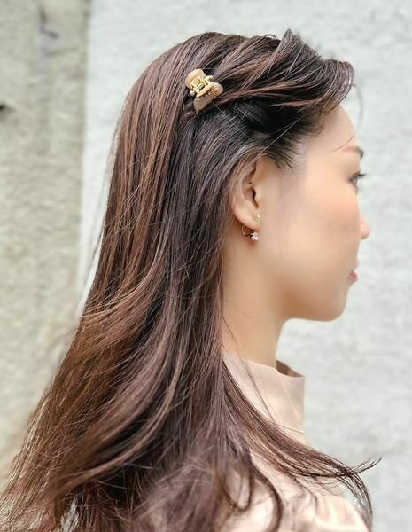 アレンジ自在】手軽に楽しめる小さめサイズのヘアクリップ | acca