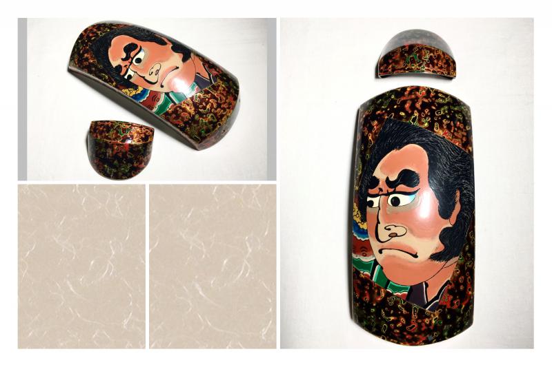 三味線のまとば 三味線ネット / 津軽塗り 五分大胴掛け 凧絵 津軽三味線用