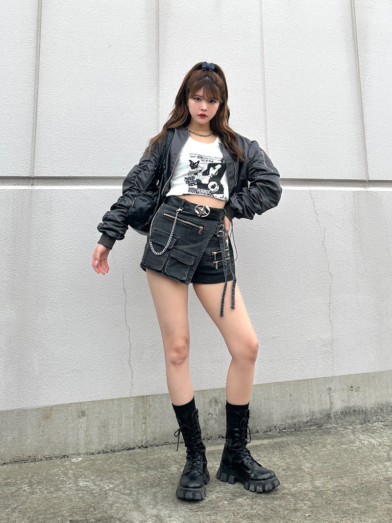 ZIPデニムショートパンツ DPB39129 – CRAMMY