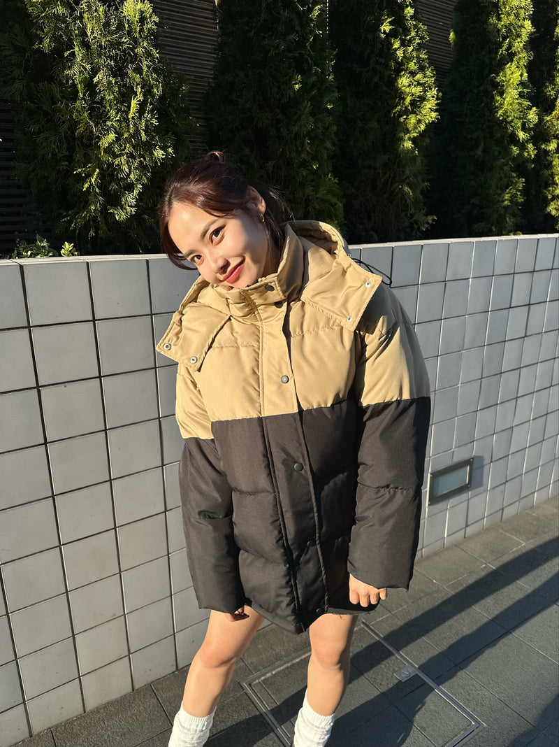 バイカラーダウンジャケット DPB47207 – CRAMMY