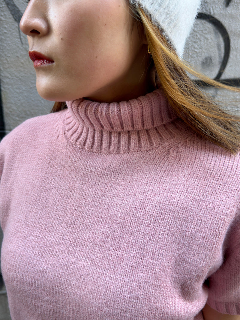 ピンクハーフタートルネックニット DPA14413 – CRAMMY