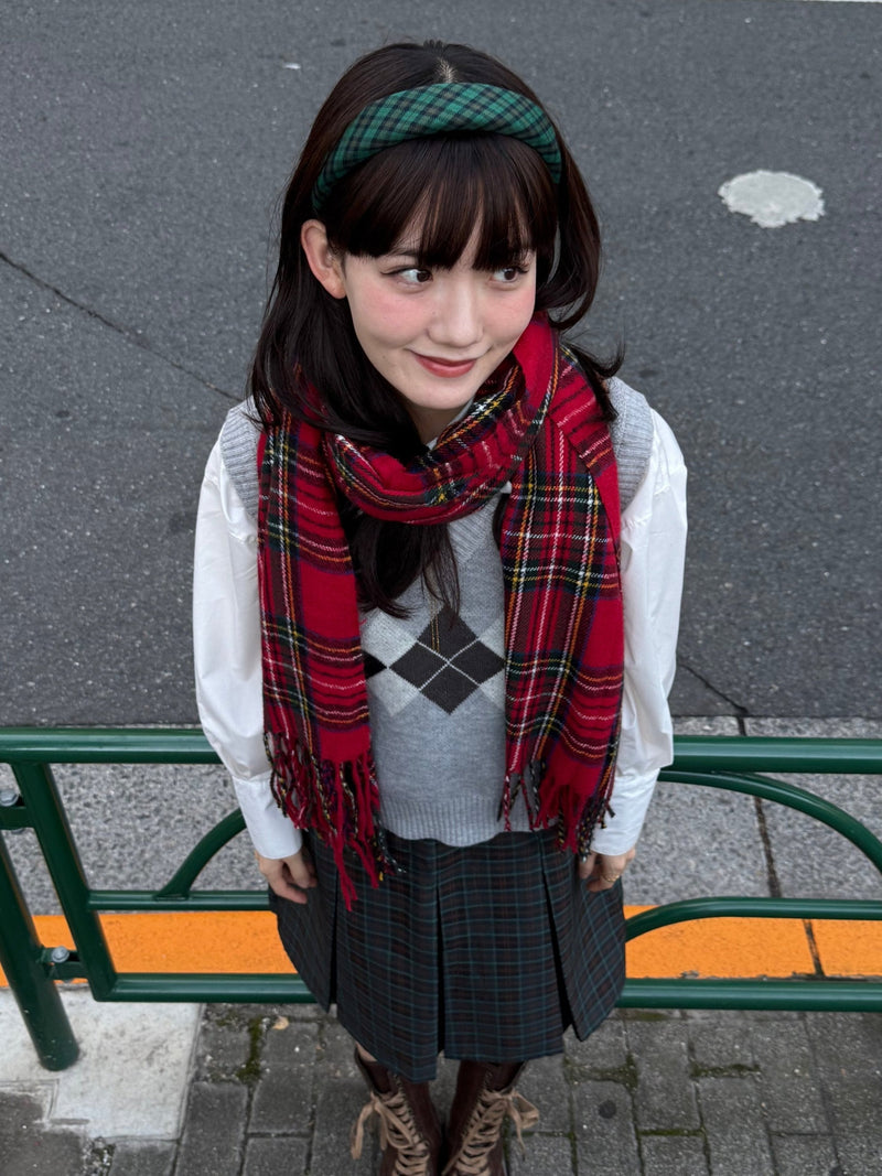 タータンチェックマフラー DPA43527 – CRAMMY