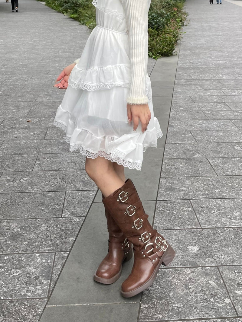 サイドベルトミドルブーツ DPB68013 – CRAMMY