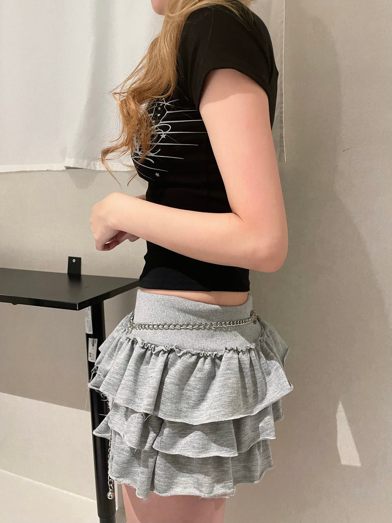 グレーフリルティアードミニスカート DPB67095 – CRAMMY