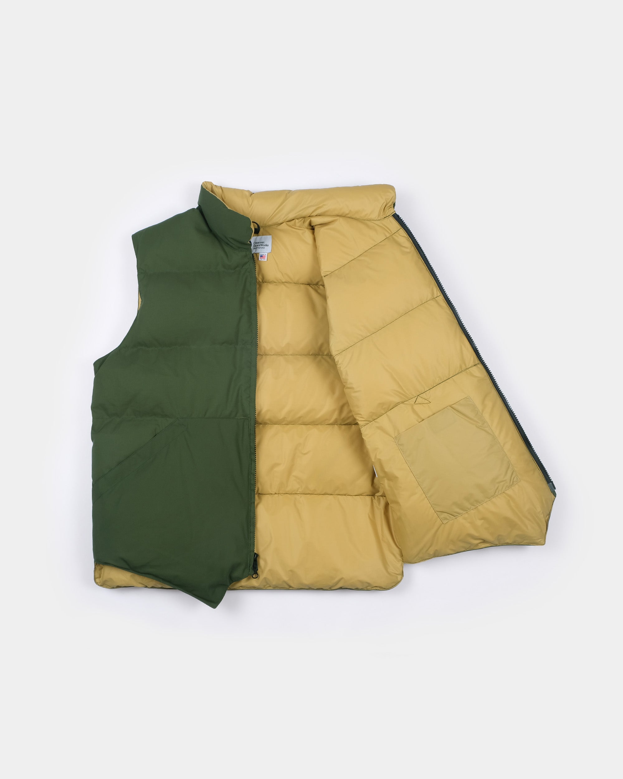 Crescent Down Works North by Northwest Vest | Olive