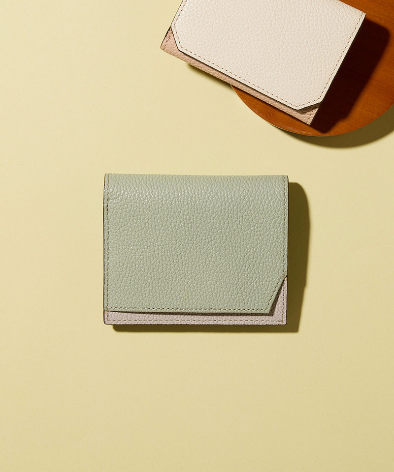 LEAN リーン バイカラー レザー 二つ折り財布 – TOPKAPI（トプカピ）