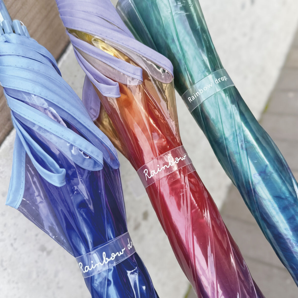 ミルキートーンアンブレラ_フラワーPOE長傘 | CRUX UMBRELLA CATALOG