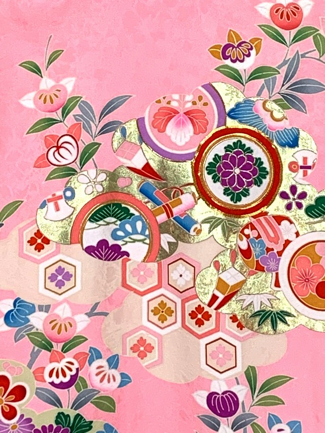 お宮参り 着物 女の子 正絹 赤ちゃんのお祝い着 掛け着 日本製 産着 初