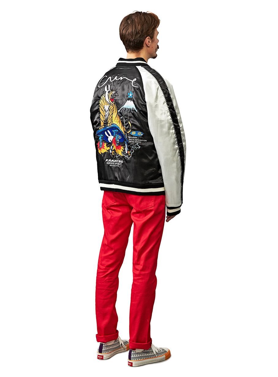 台車スカジャン 2｜ウサギがいる｜CUNE ONLINE STORE