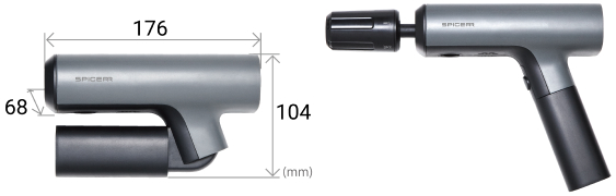SPICERR(スパイサー)ポケッタブル高圧洗浄機[SWU-201(BK)] SPICERR