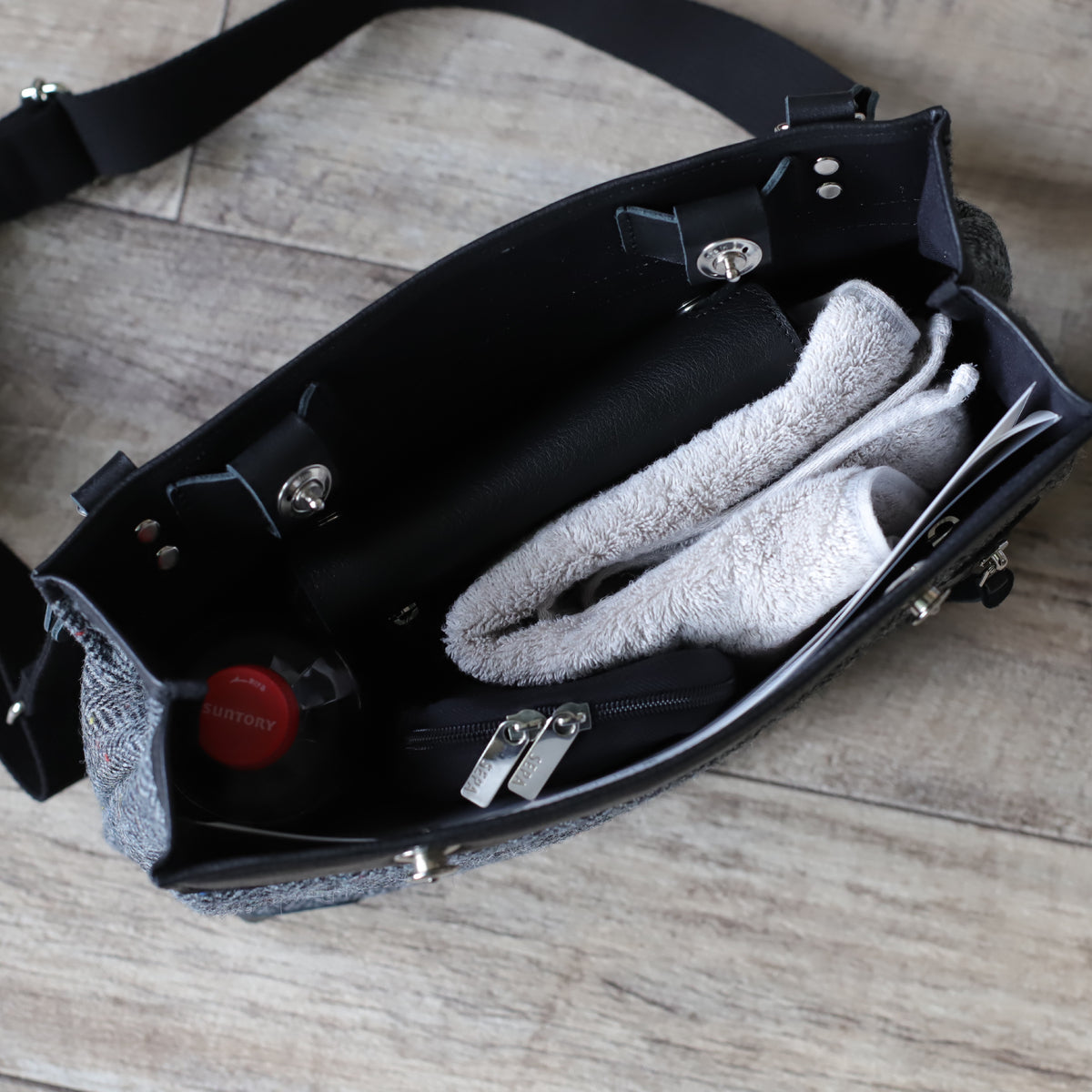 ポストマンバッグ「リトルポストマン」-ハリスツイード-｜CuirVelo