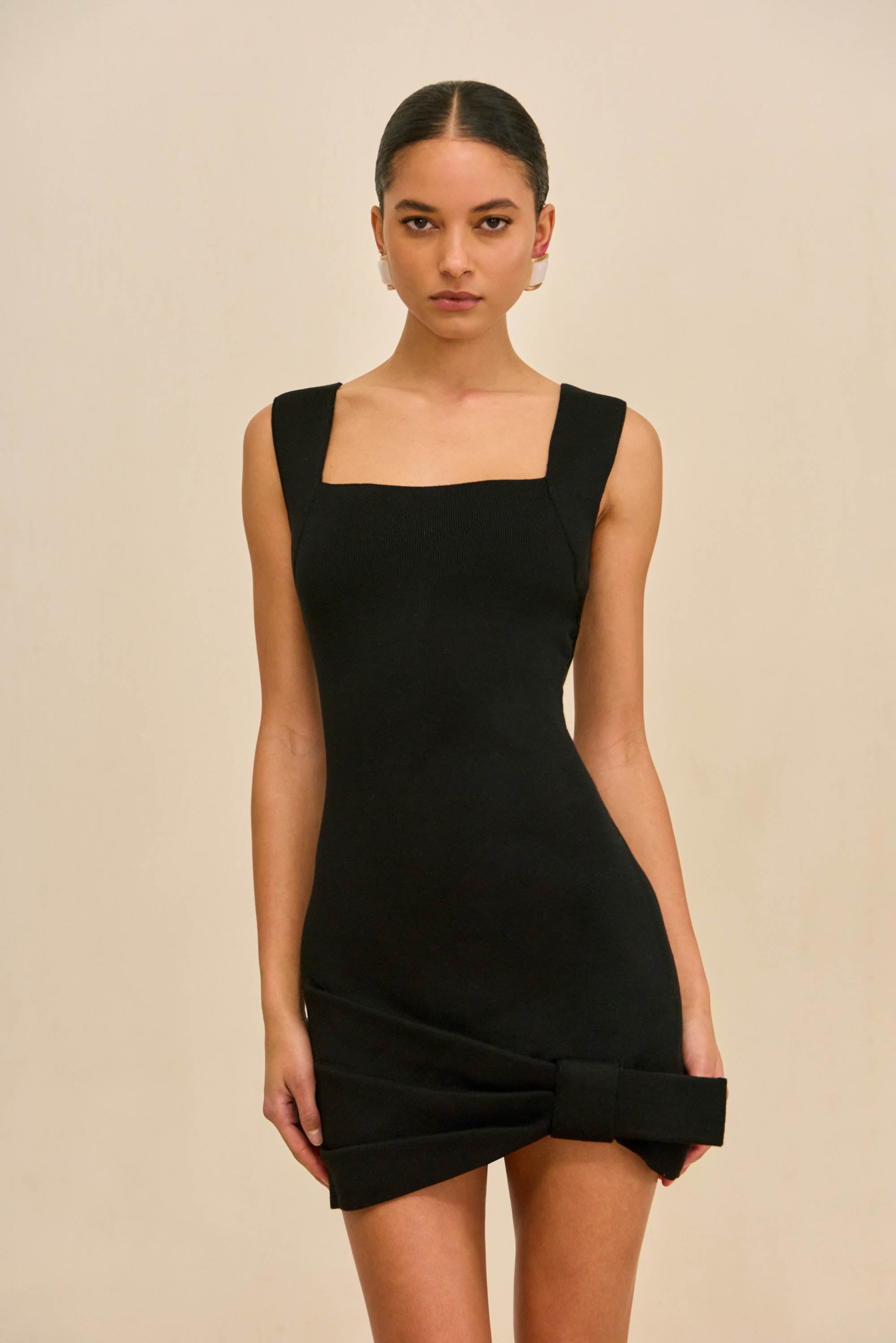 SID KNIT DRESS - BLACK – CULT GAIA
