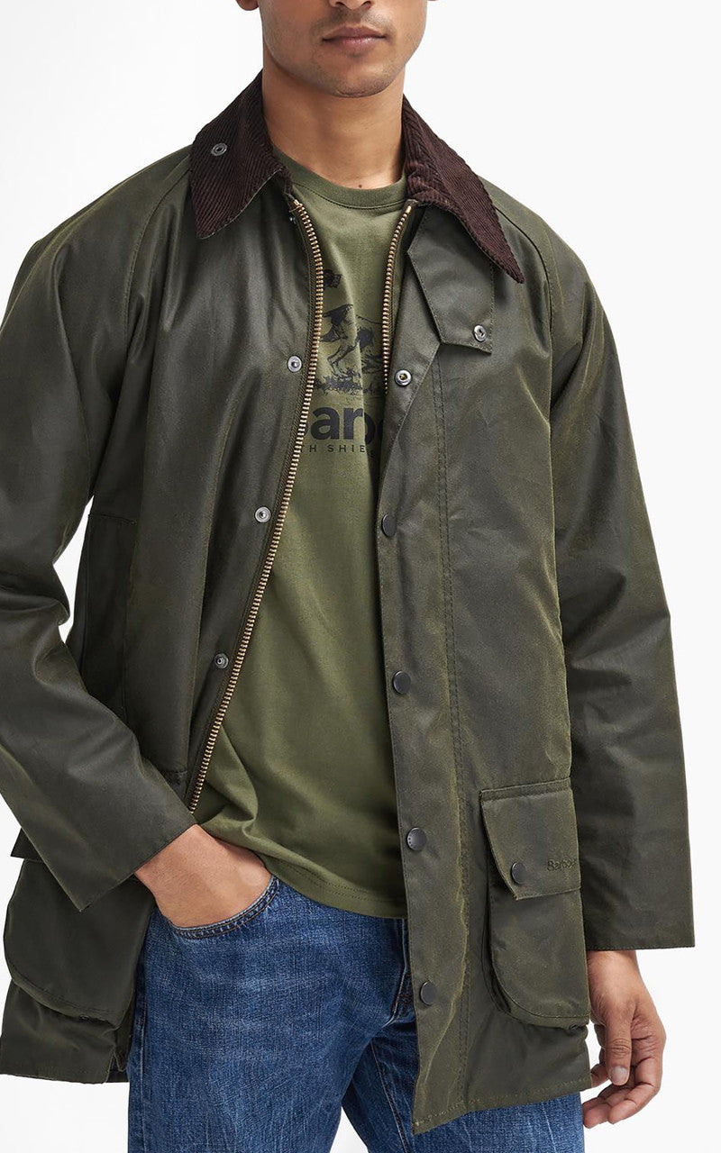 Barbour Beaufort Wax Jacket Archive Olive