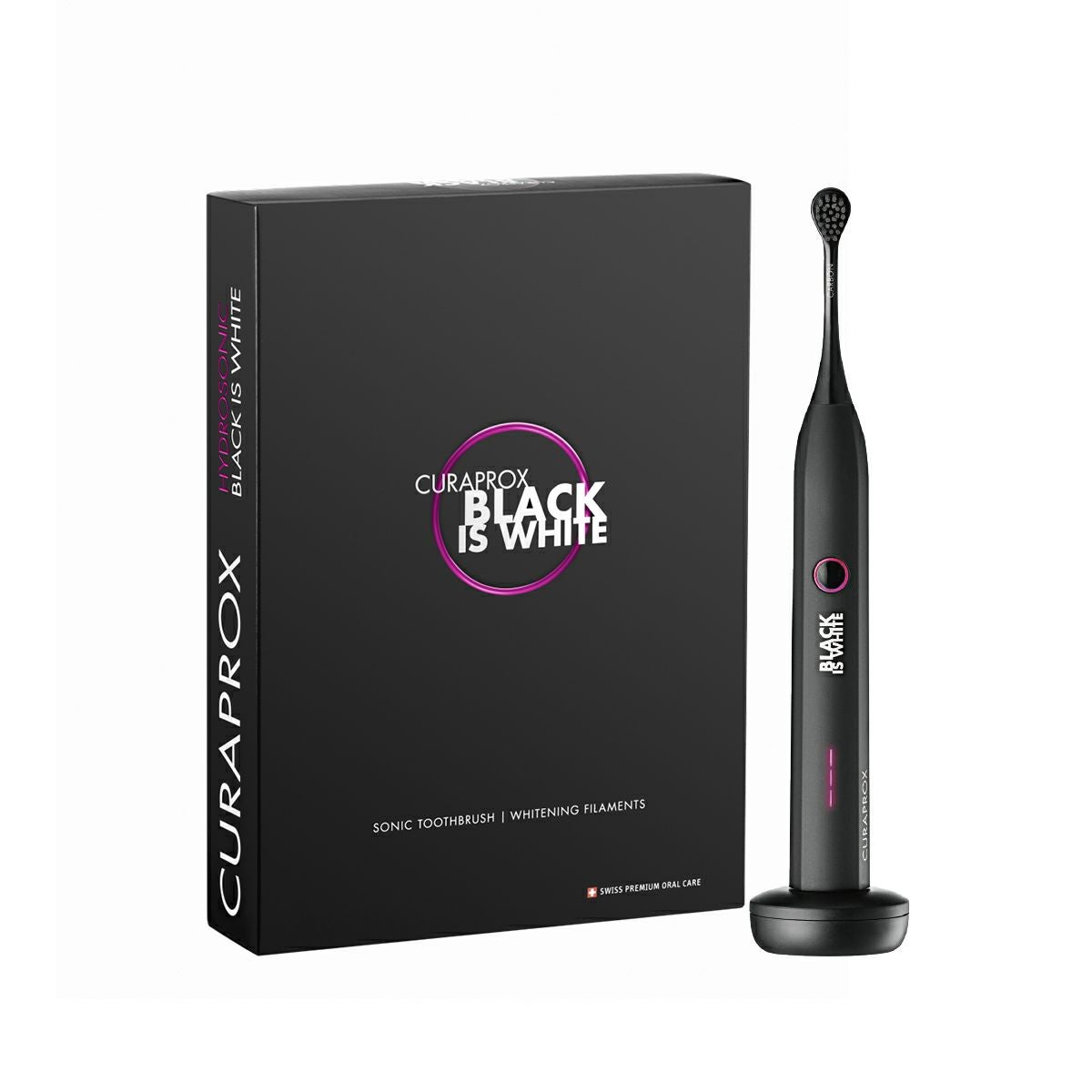 クラプロックス 音波式電動歯ブラシ ブラックイズホワイト （Black is