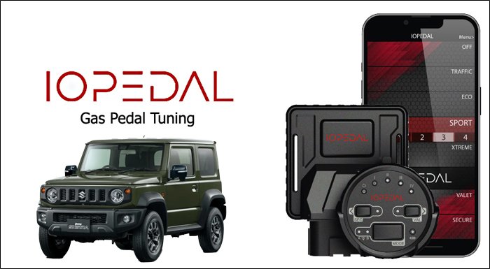 ジムニーシエラ JB74専用 スロットルコントローラー「IO PEDAL」盗難