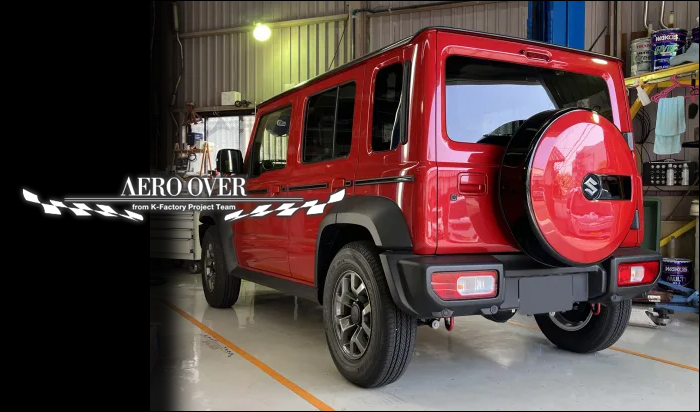 ジムニーノマド JC74専用 AERO OVER スペアタイヤカバー を販売中