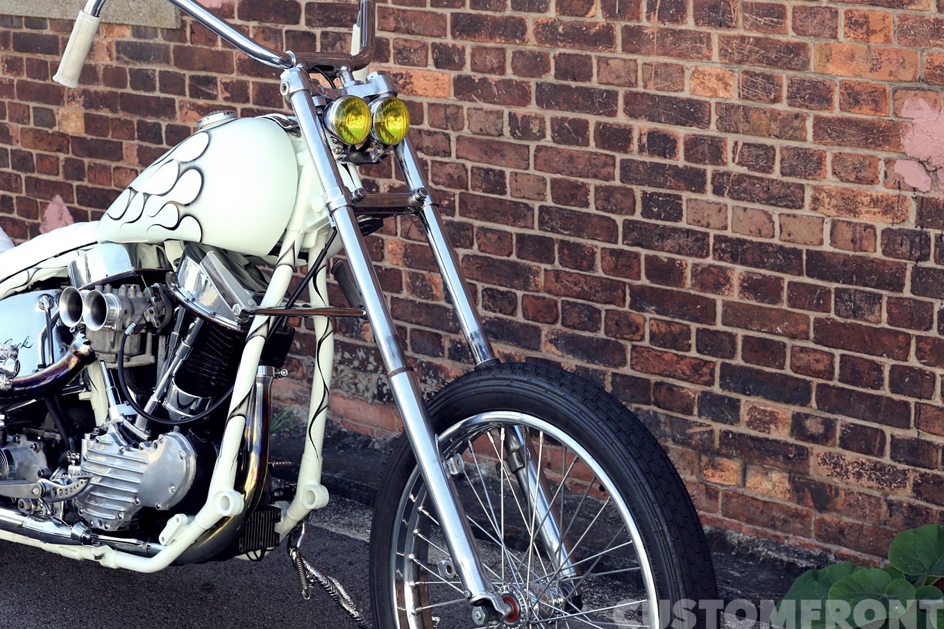 ハーレー パンヘッドチョッパー FL 1948・クリークモーターサイクル