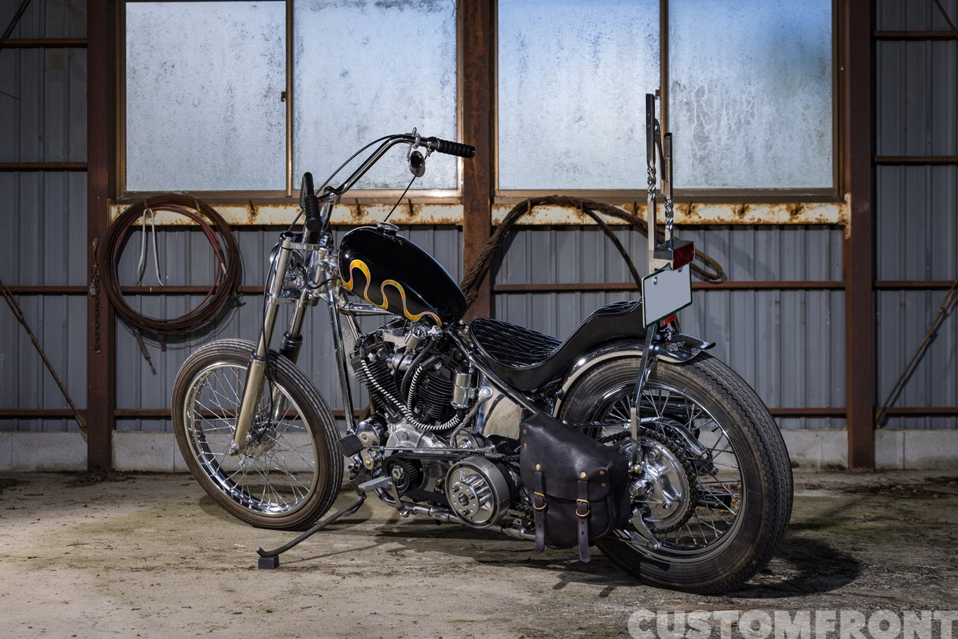 BUDLOTUSのハーレー ナックルヘッドのナローチョッパー 1947年・バド