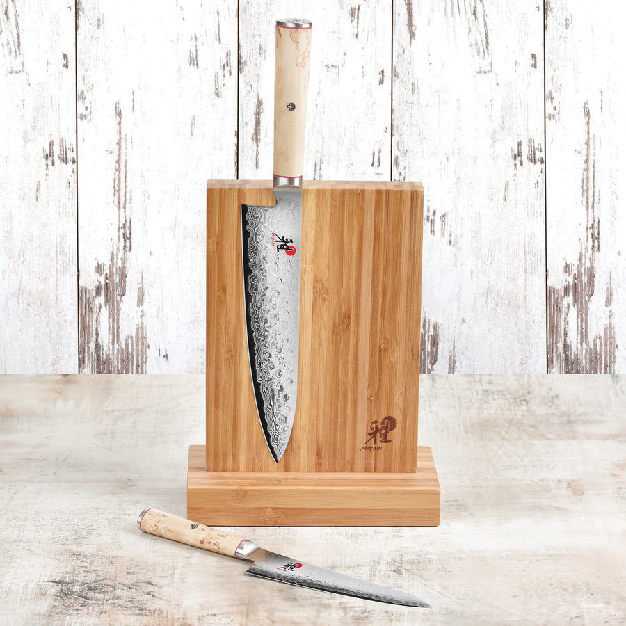 Bamboo Magnetic Knife Stand – Cutlery and More