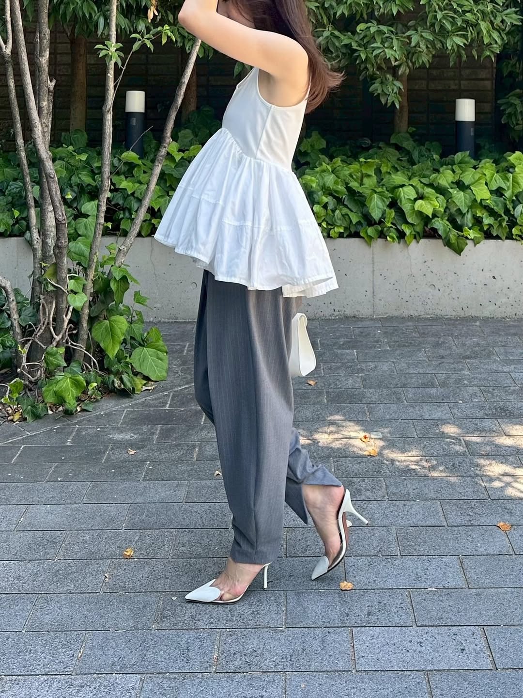 オーバータックパンツ rome - ピンストライプ｜Cygne(シーニュ) 公式サイト