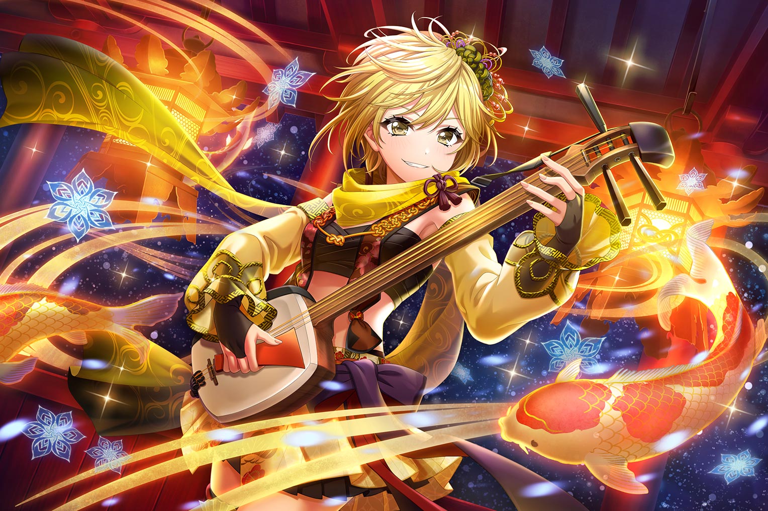 水を得た魚、撥ねる絃 月見山渚 情報 | D4DJグルミクDB