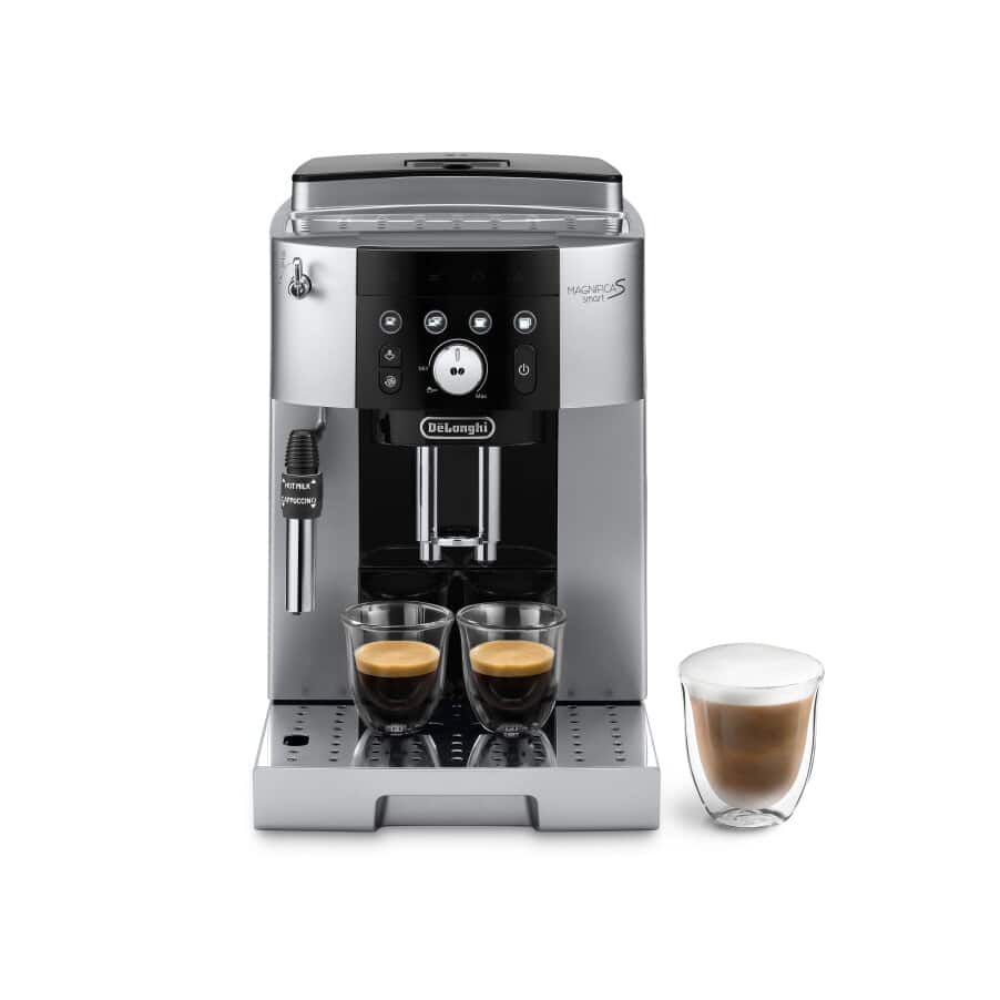 マグニフィカS スマート 全自動コーヒーマシン シルバーブラック