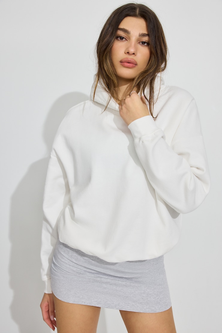 UltraFleece Hoodie White | Garage