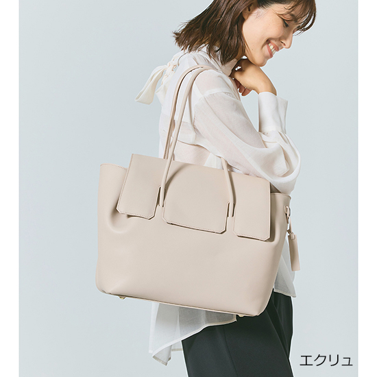 neque]【kokodeオリジナル】PC収納A4レザートートバッグ | KOBUNSHA