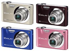 カシオ、28mmからの広角ズーム搭載機「EX-Z200」と「EX-Z100」