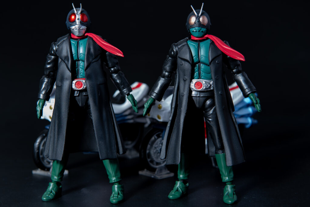 掌動-XX シン・仮面ライダーの仮面ライダーと仮面ライダー第2号が届い