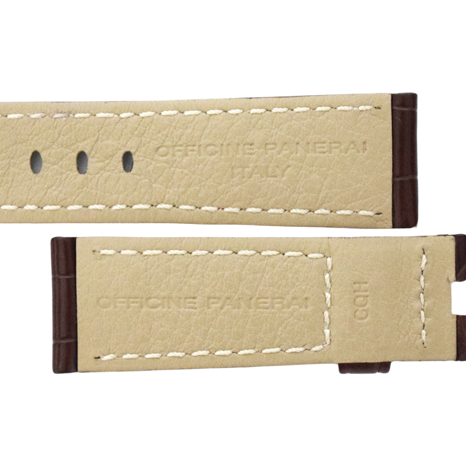 未使用 保管品 PANERAI パネライ 純正 レザーベルト 尾錠用 メンズ