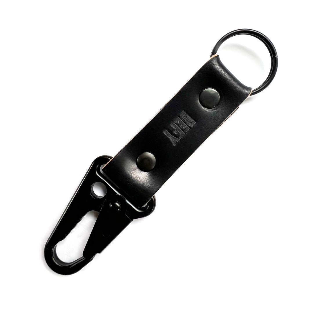 Key Chain | Horween Black Austin Calf Leather – DEFY