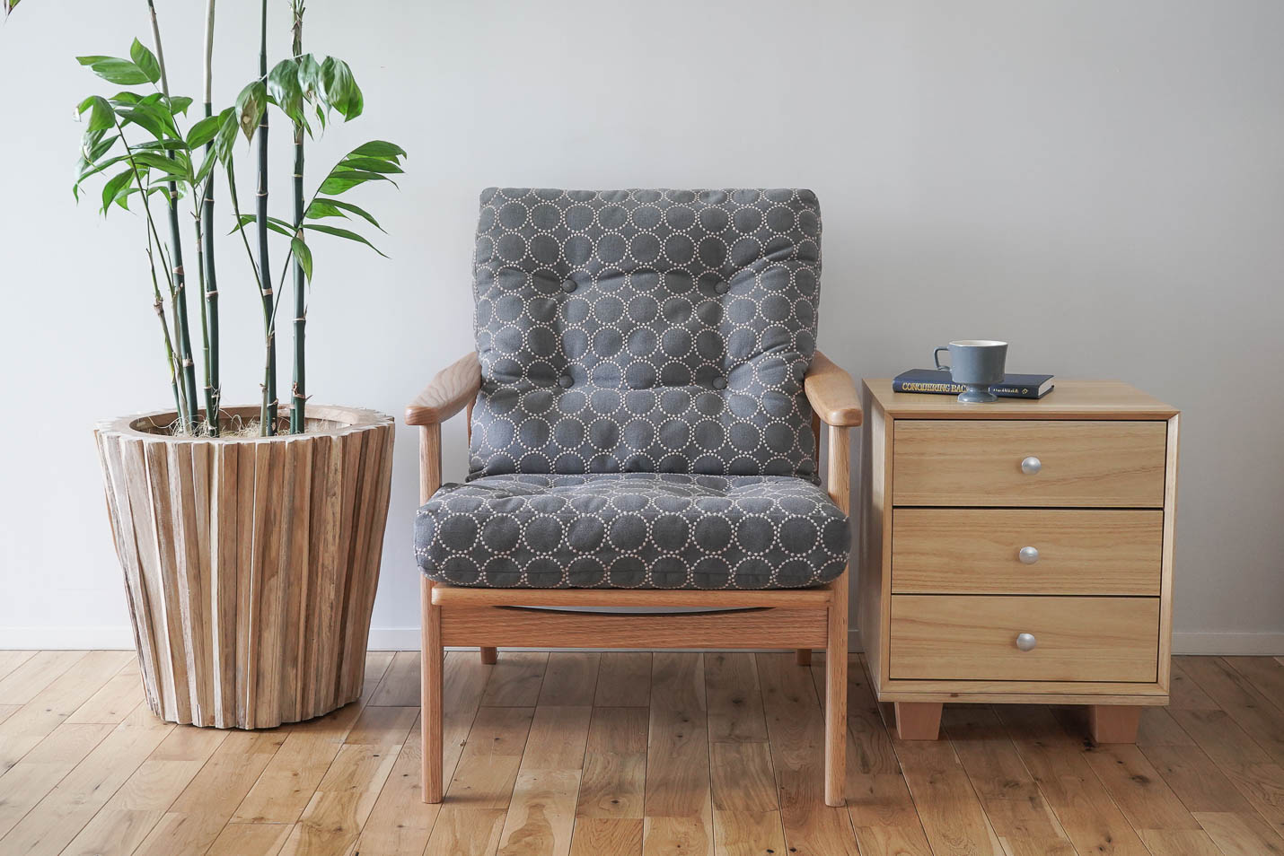 マルニ60 フレームチェア ハイバック 1シーター・両肘 オーク