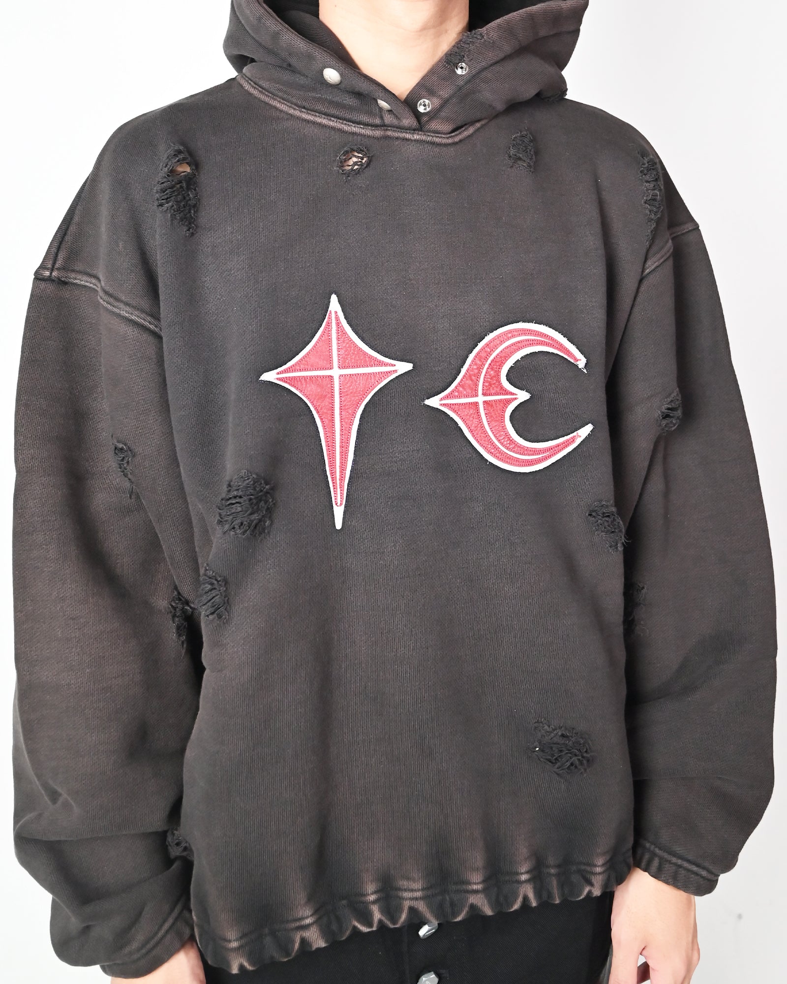 THUG CLUB(サグクラブ)「 ROCK HOODIE / BLACK 」 | Detail