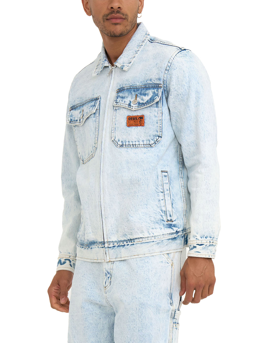 Jackets | Deus Ex Machina | Ortiz Garage Jacket Blue – Deus Ex