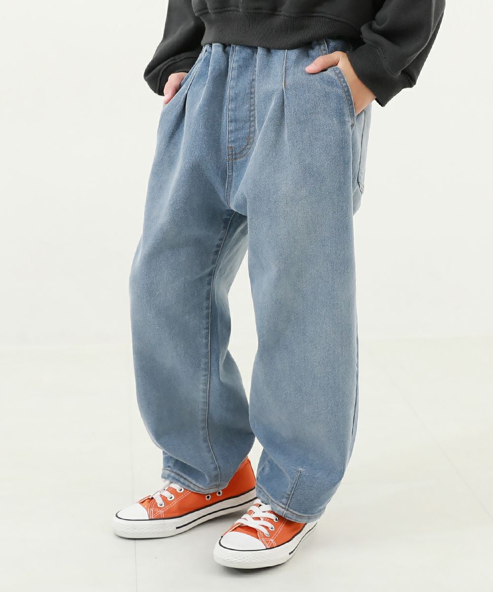楽デニム ルーズタックパンツ | 子供服の通販 デビロック公式サイト