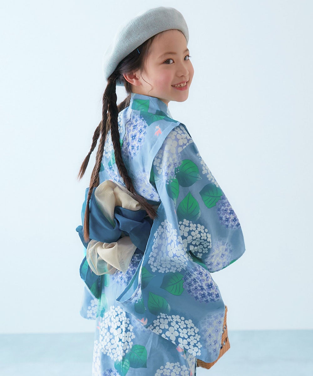 ワンピースにもなる セパレート浴衣 帯2本セット | 子供服の通販