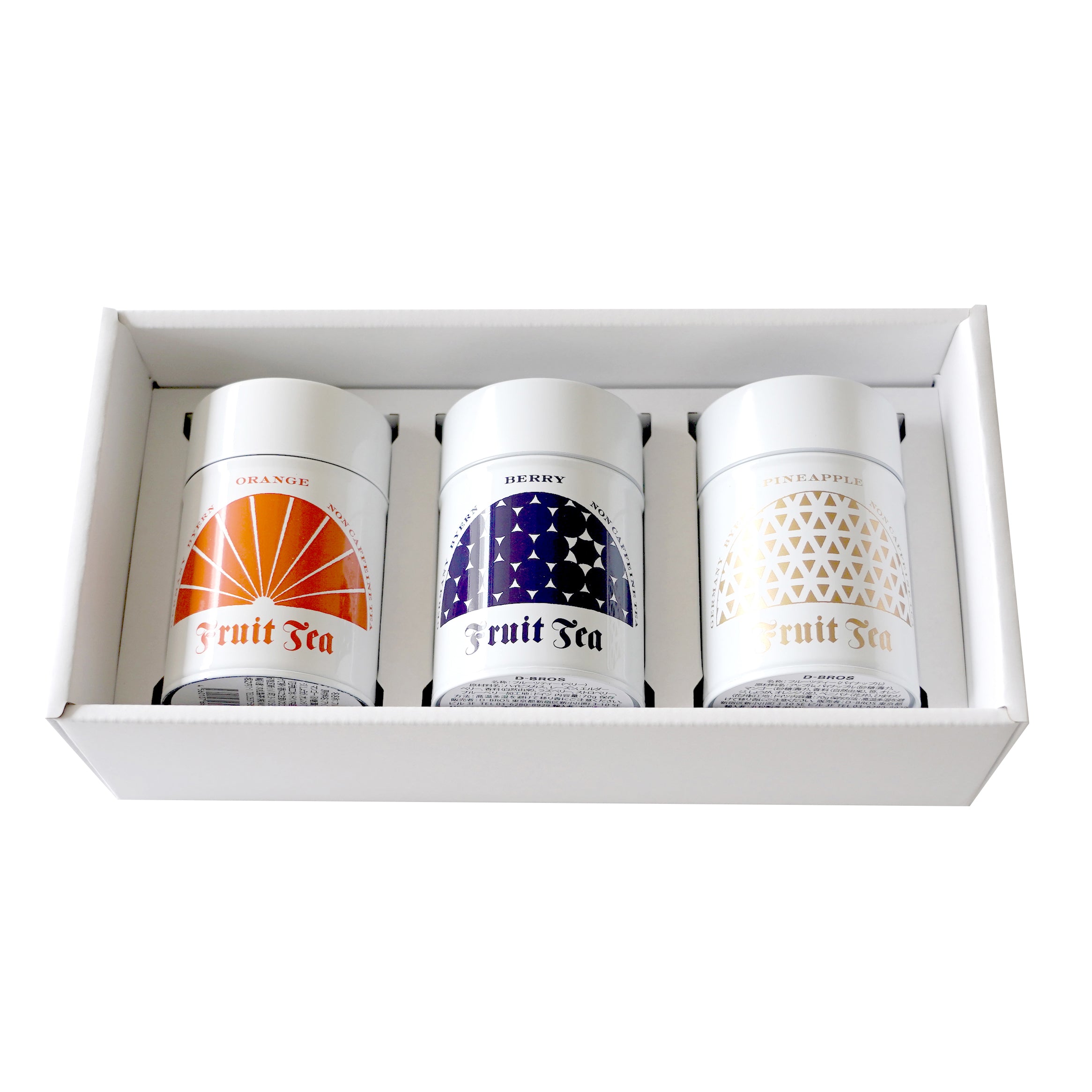 フラワーベースとハンカチのギフト orange（ギフト包装済み） | D-BROS