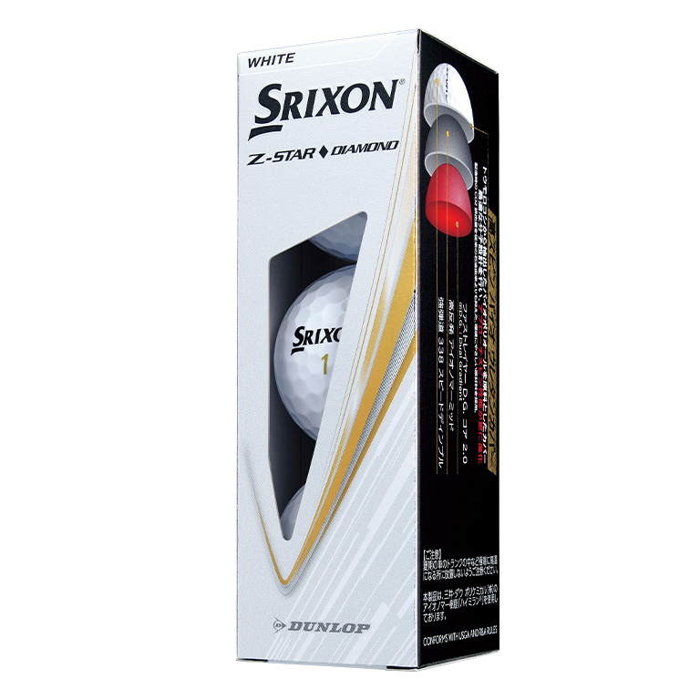 スリクソン Z-STAR ◇ DIAMOND ホワイト 1ダース（12個入り）【操る
