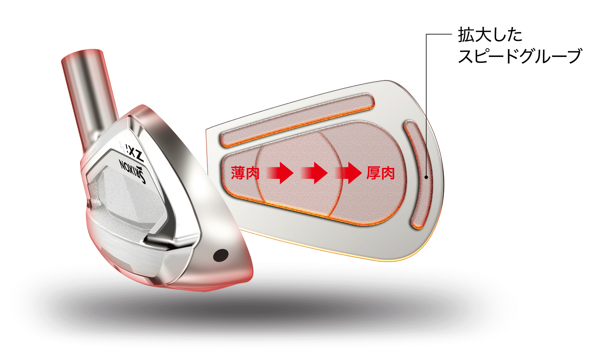 スリクソン ZXi4 アイアン Diamana ZXi for IRON カーボンシャフト 5本